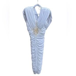 👰 **Stunning White Vintage Wedding Dress by Abby Kent** 👰